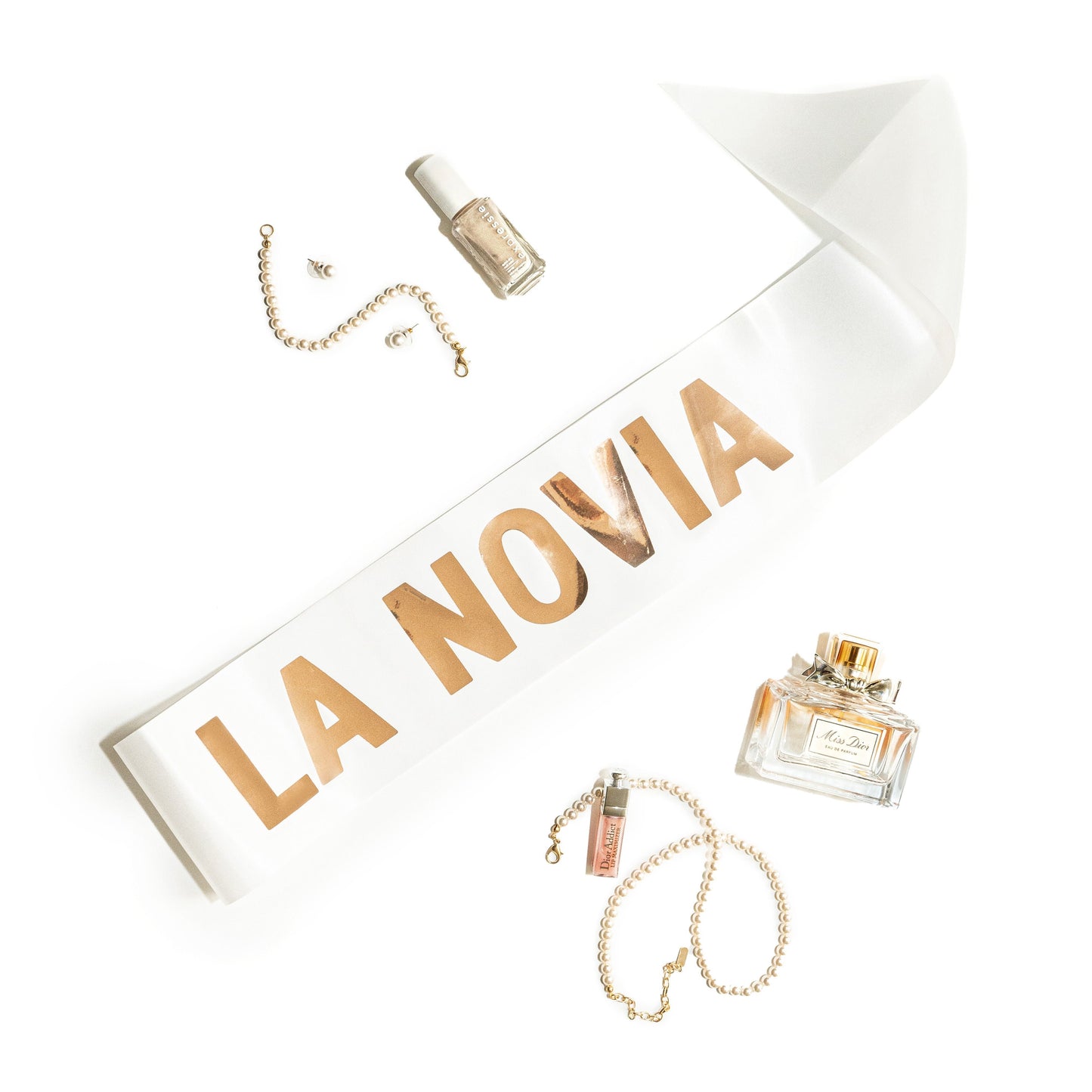Latina Brides, Bride to Be, La Novia Bridal Bundle, Mexican Brides, Mexican Wedding, Latina Bachelorette Party Set, Headband, Sash, and Veil in Rose Gold – Regalo para la Fiesta de Boda, Bridal Shower, Bodas Mexicanas, Bodas, Mexico