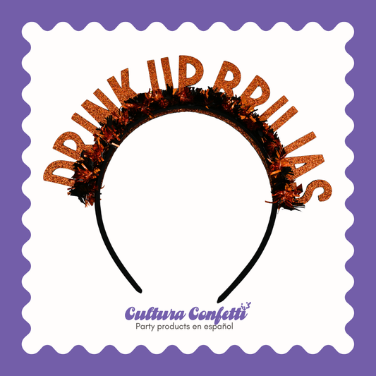 Drink Up Brujas Halloween Headband